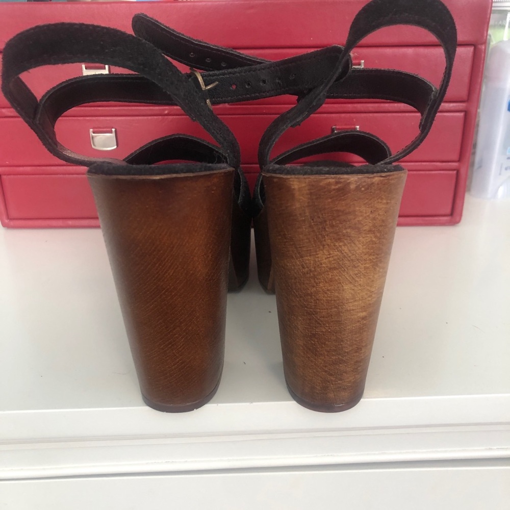Steve Madden Black Chunky Hell Platforms